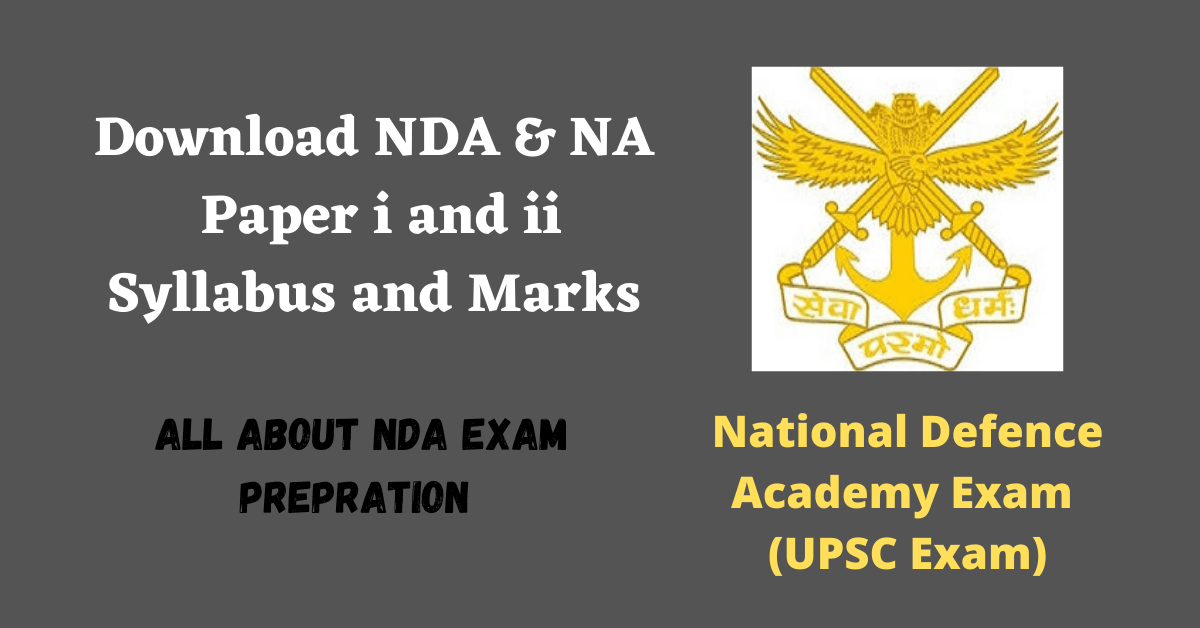 NDA Exam Syllabus and Pattern