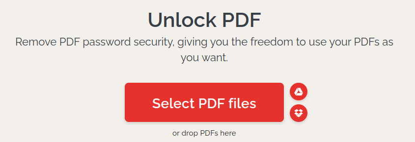 PDF Password Remover Tool Step 2