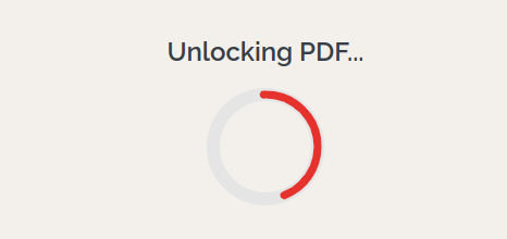 PDF Password Remove Step 3