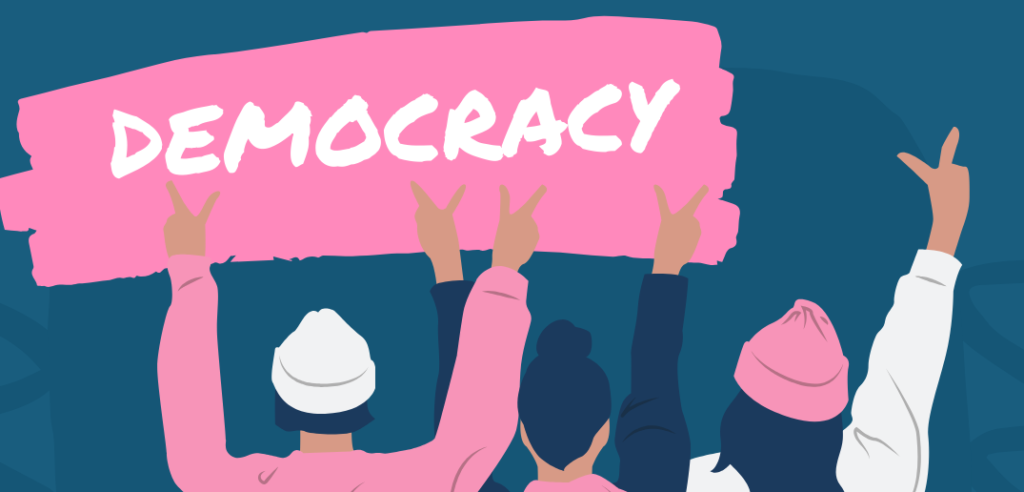 Democracy meaning in Hindi